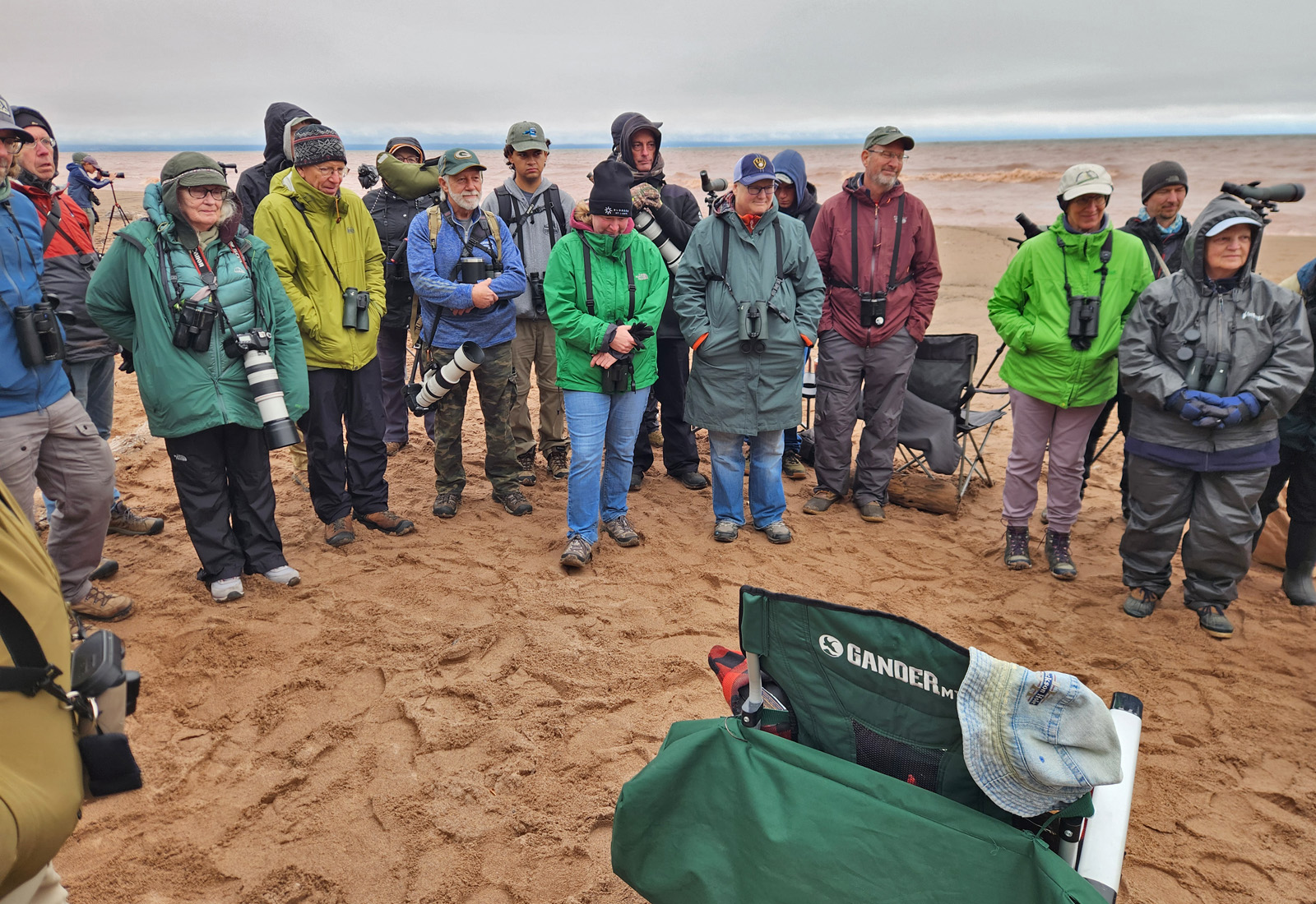 Birders gather to celebrat the life of Daryl Tessen.