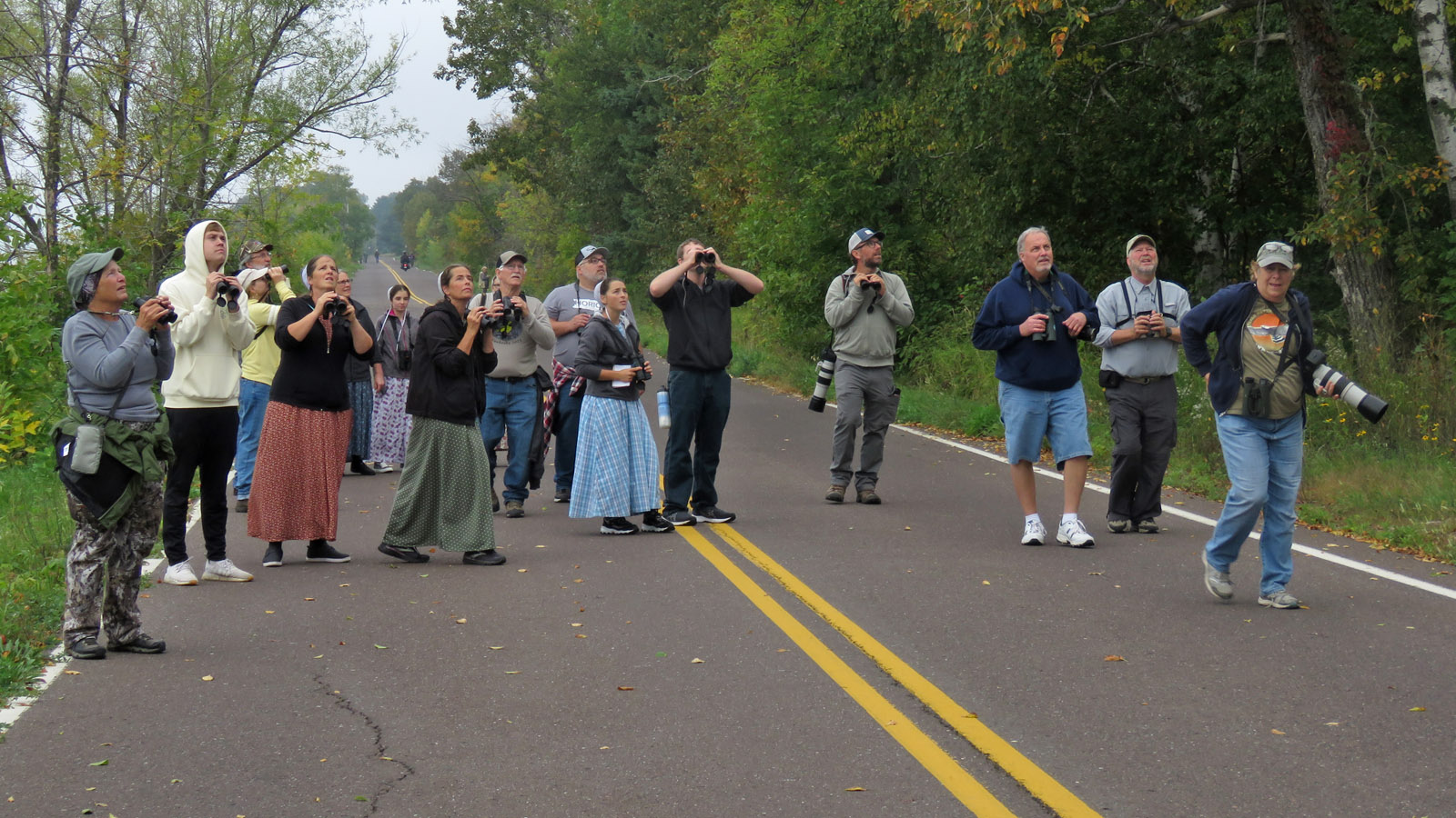 WI Point 2023 9 22 5408 birders on road